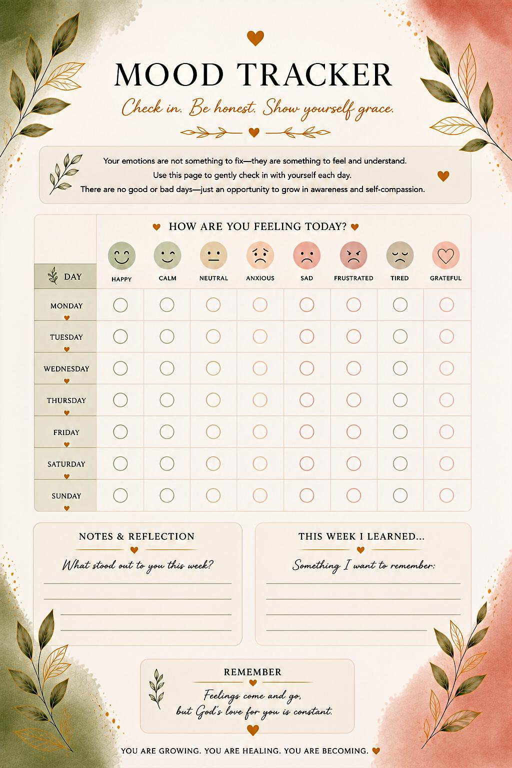 Woman's Guided Emotional Healing Journal