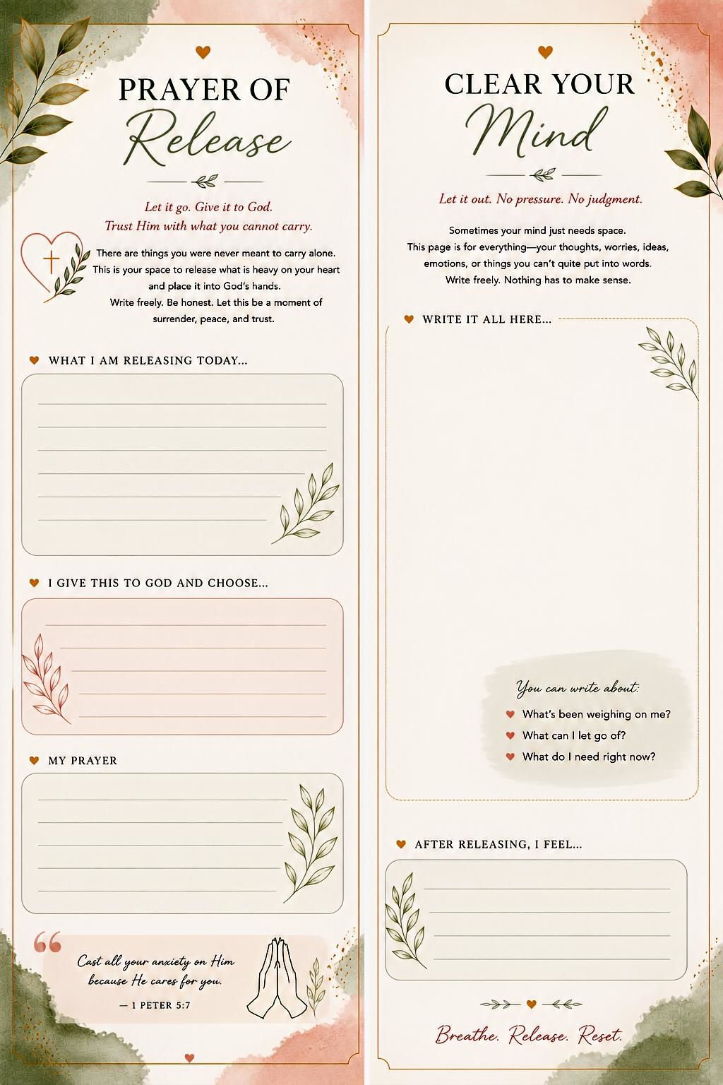 Woman's Guided Emotional Healing Journal