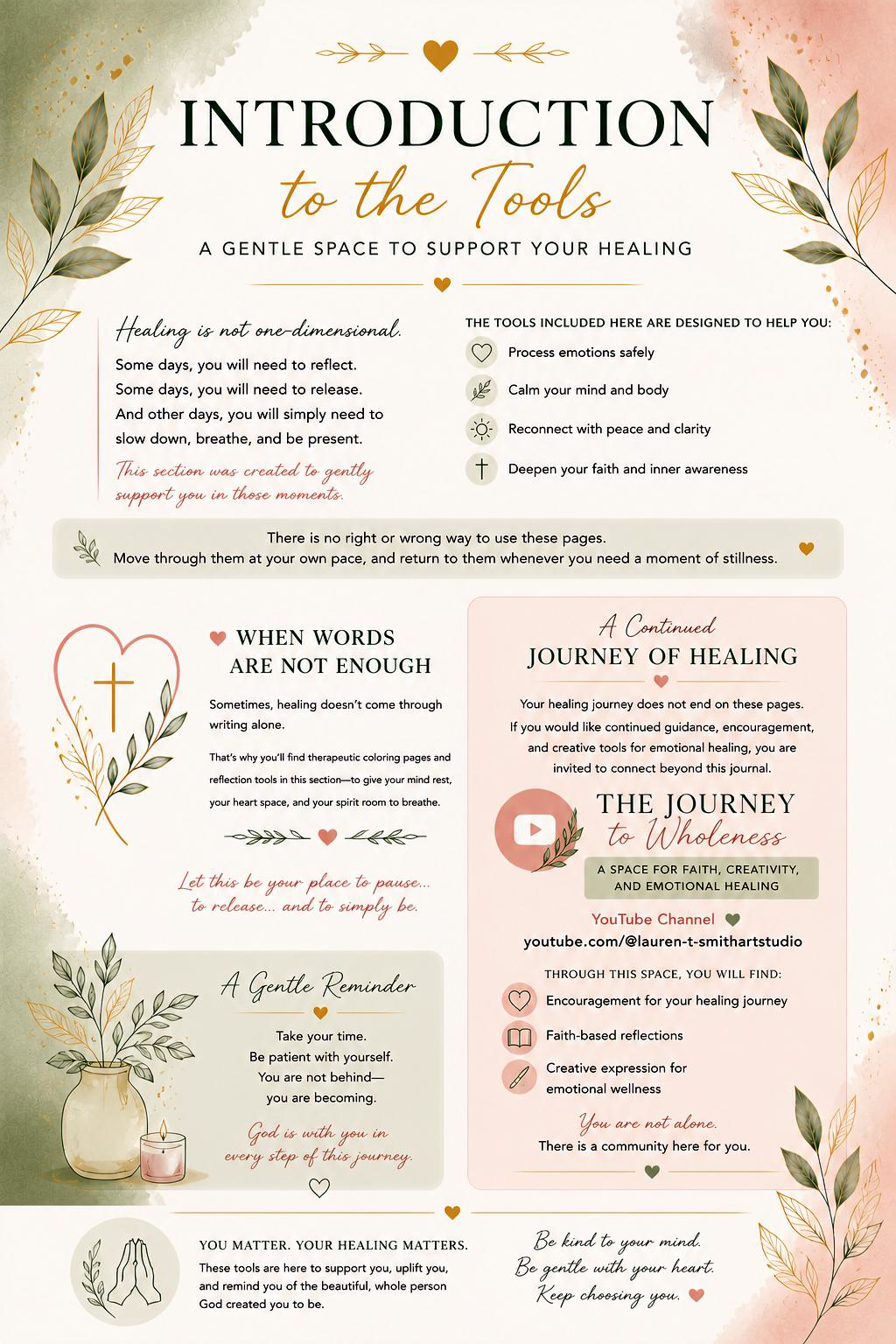 Woman's Guided Emotional Healing Journal