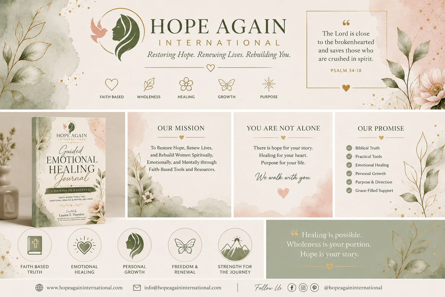Woman's Guided Emotional Healing Journal